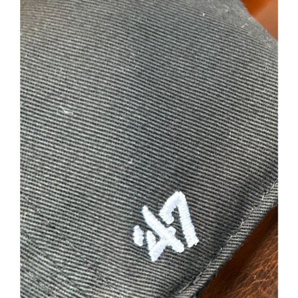 NEW Pittsburgh Steelers Adjustable Baseball Cap By 47 Brand Black Cotton Adult S - Picture 2 of 4